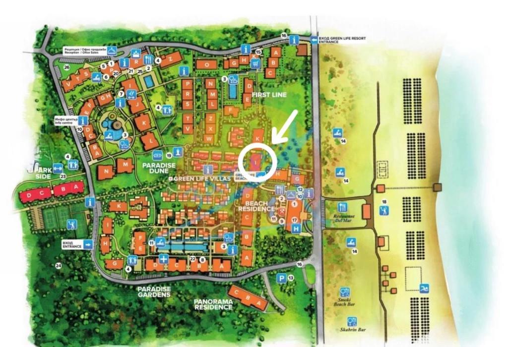 Studio Greenn Life Beach Resort โซโซโปล ภายนอก รูปภาพ
